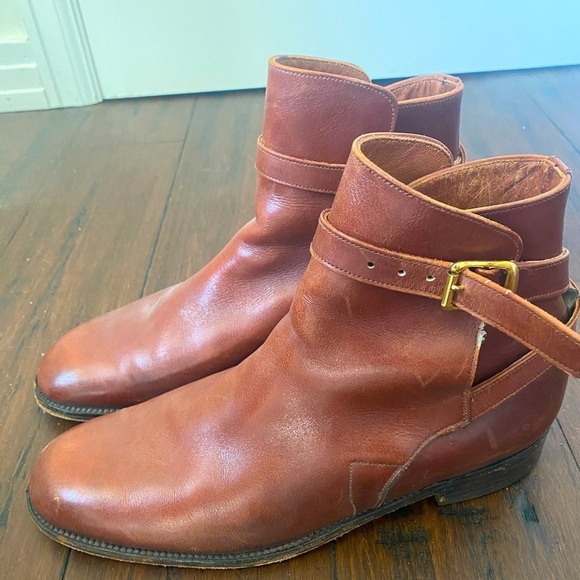 Shoes - Vintage riding boots, 100% leather.